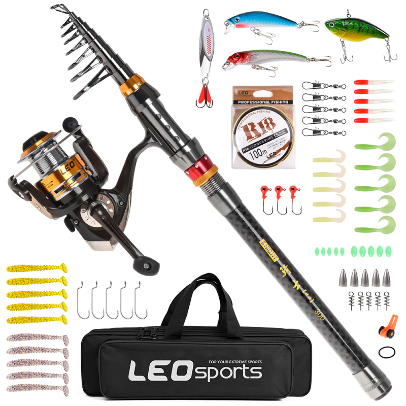 Saltwater Fishing Hook - Fishing Rod Spinning Reel Combo Carbon