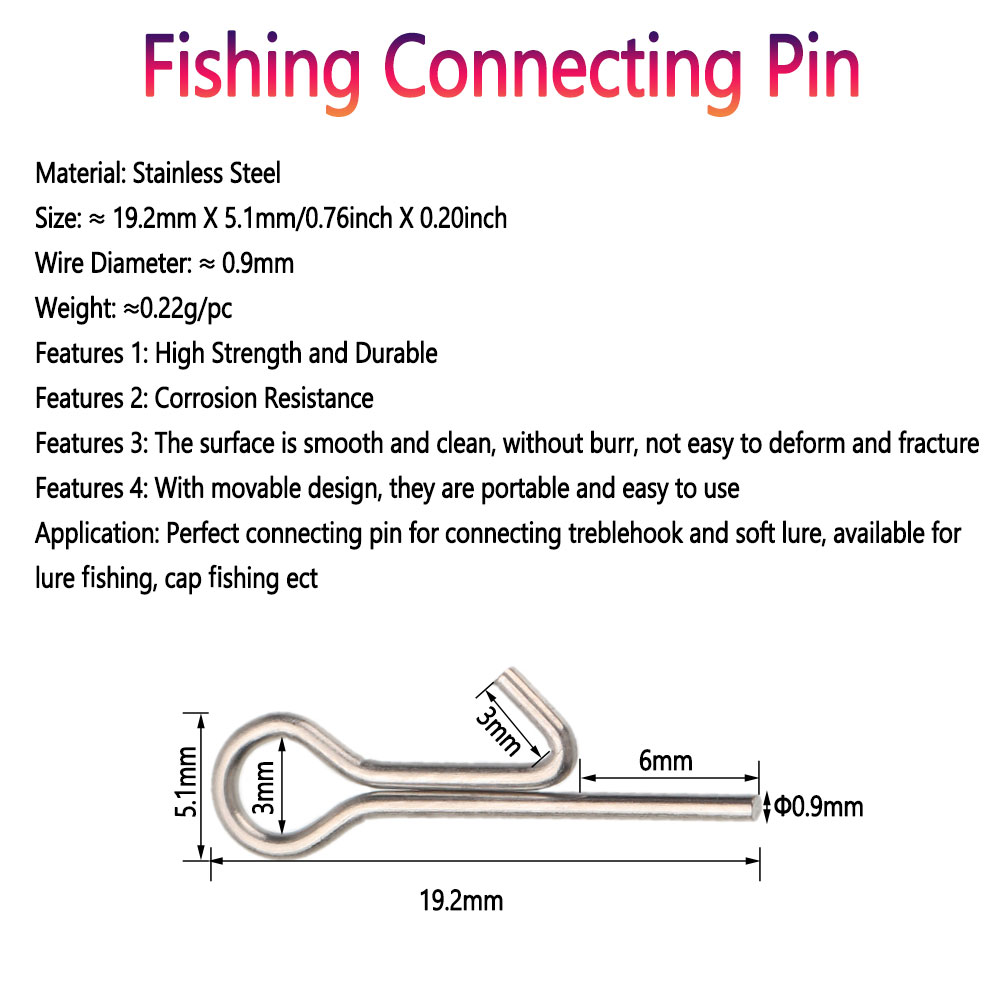 50/100pcs Fishing Bait Stinger - Fishing Equipment Lures recension och pris