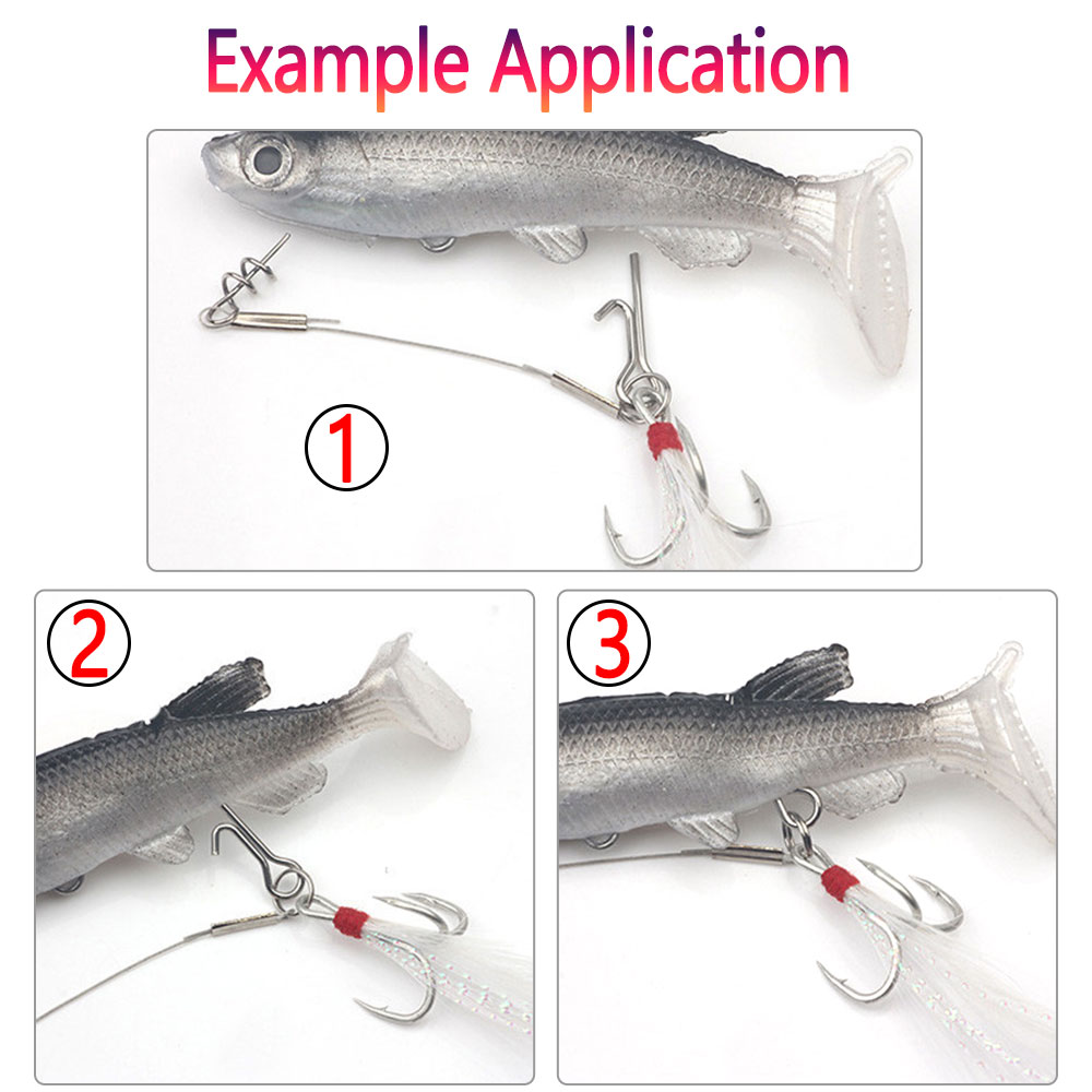 50/100pcs Fishing Bait Stinger - Fishing Equipment Lures recension och pris