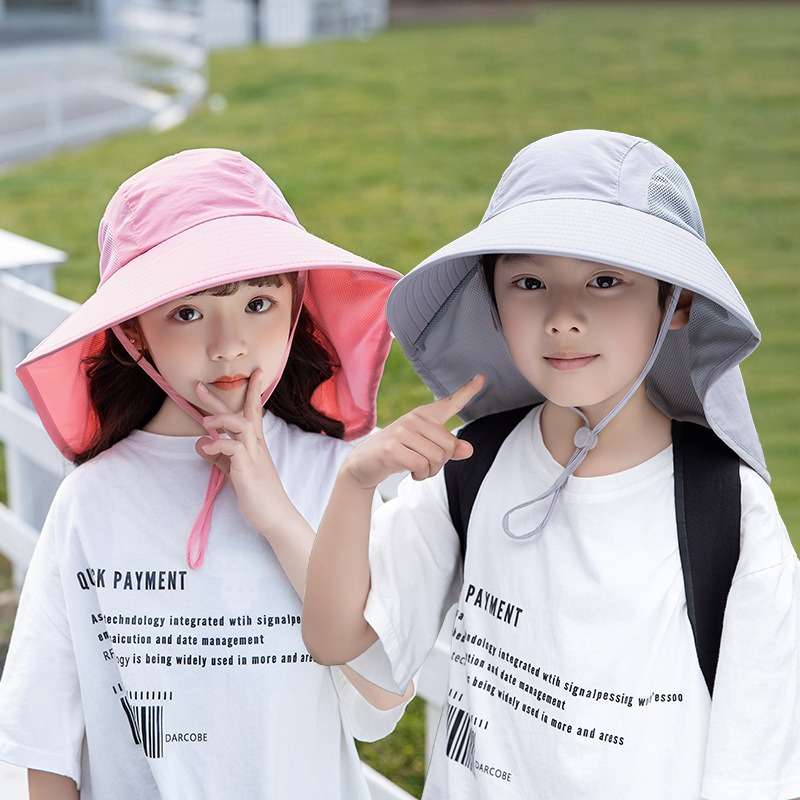 Kids Sun Hat with Neck Flap UV - Fishing Equipment For Kids recension och pris