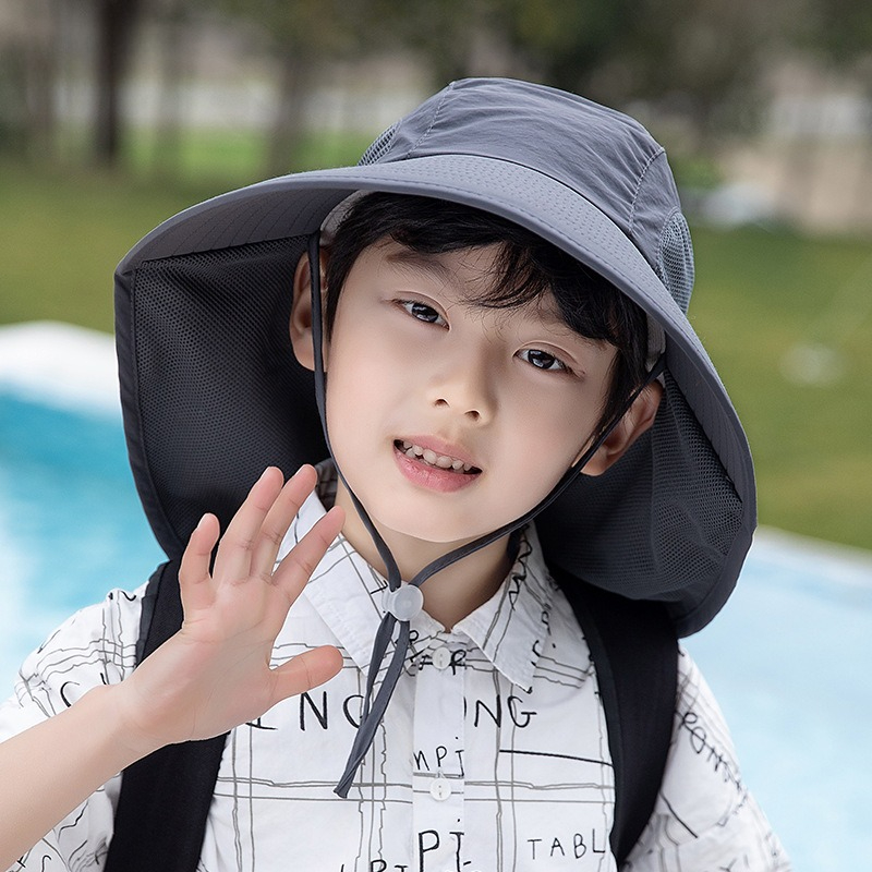 Kids Sun Hat with Neck Flap UV - Fishing Equipment For Kids recension och pris