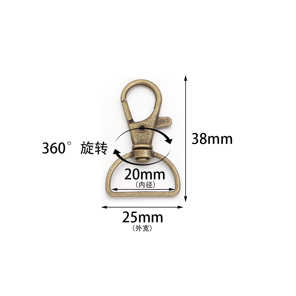 10pcs/lot Metal Swivel Clasps  - Fishing Swivel Connector recension och pris