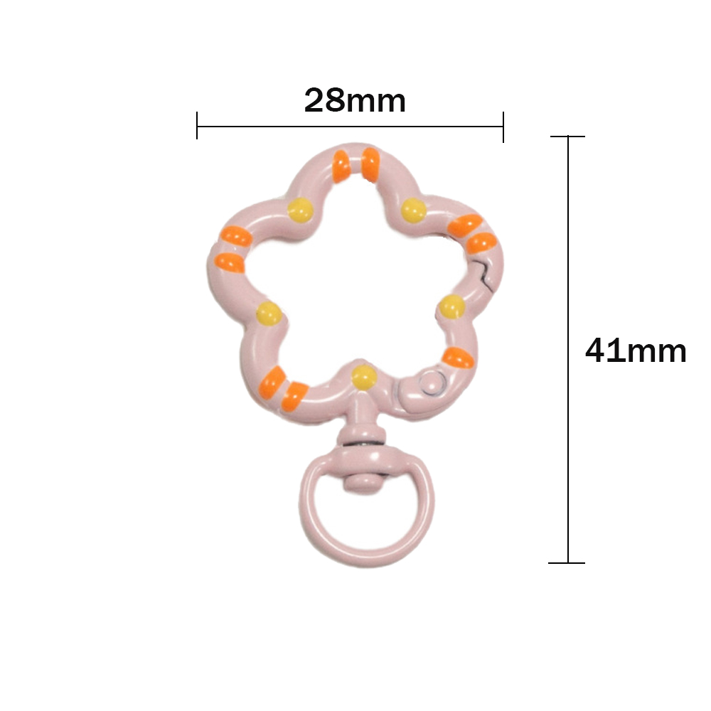 5pcs Flower Metal Lobster Claw - Fishing Swivel Connector recension och pris