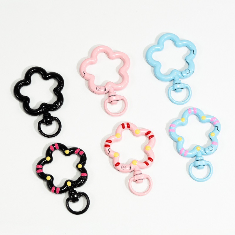 5pcs Flower Metal Lobster Claw - Fishing Swivel Connector recension och pris