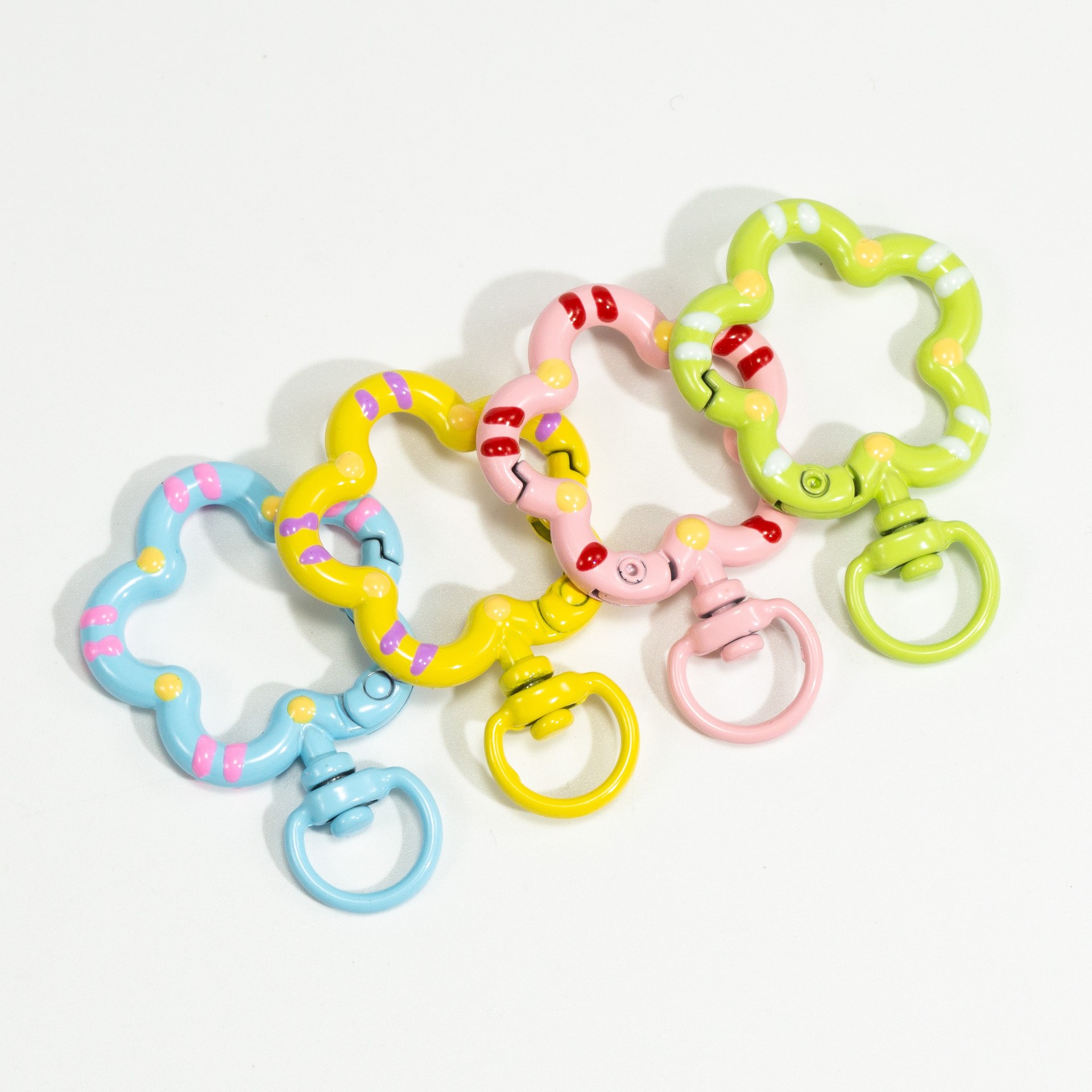 5pcs Flower Metal Lobster Claw - Fishing Swivel Connector recension och pris
