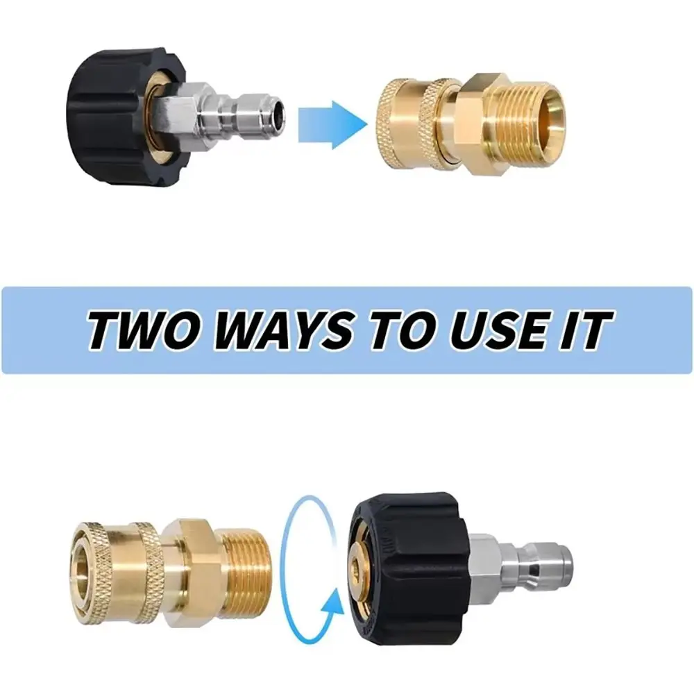 Pressure Washer Adapter Set M2 - Fishing Swivel Connector recension och pris