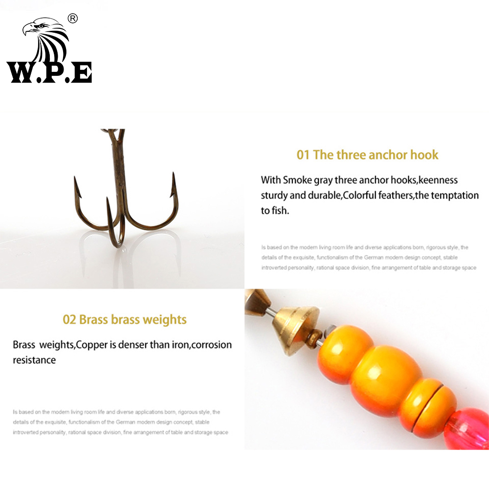 W.P.E Brand New Spinner Lure 1 - Fishing Equipment Brands recension och pris