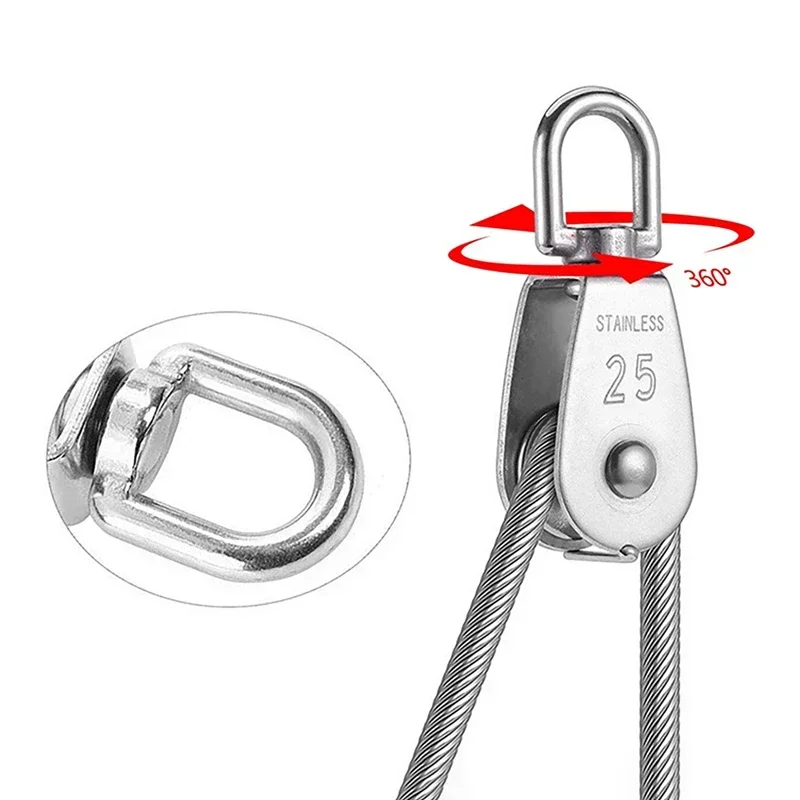 10 Pcs Stainless Steel Wire Ro - Fishing Swivel Connector recension och pris
