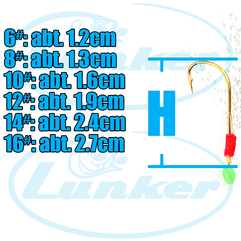 Lunker sabiki rigs 10 packs hi - Saltwater Fishing Hook recension och pris