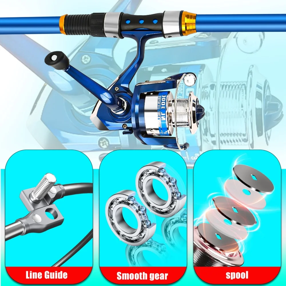 2.1-3.6M Telescopic Glass Fibe - Fishing Equipment For Kids recension och pris
