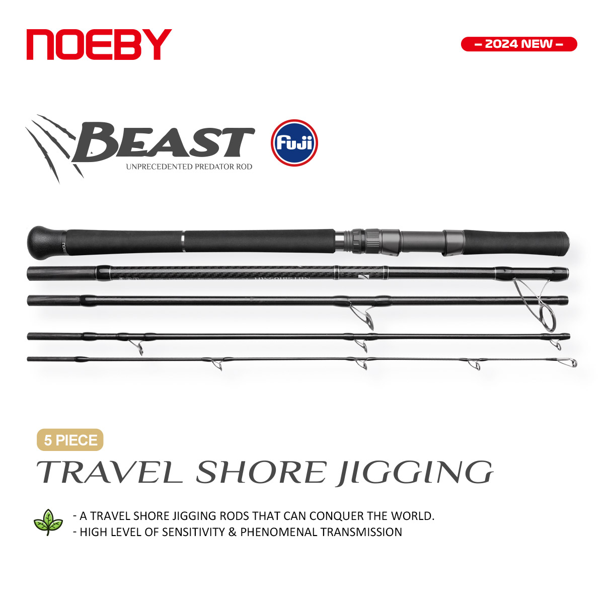 NOEBY Beast Travel Shore Jiggi - Fishing Equipment Brands recension och pris