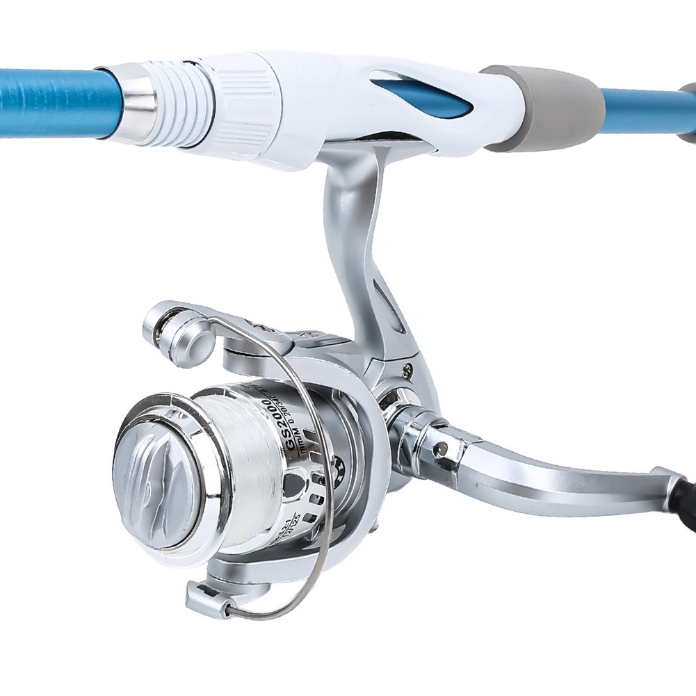 Blue White 1.8M Fishing Rod Re - Fishing Equipment For Kids recension och pris