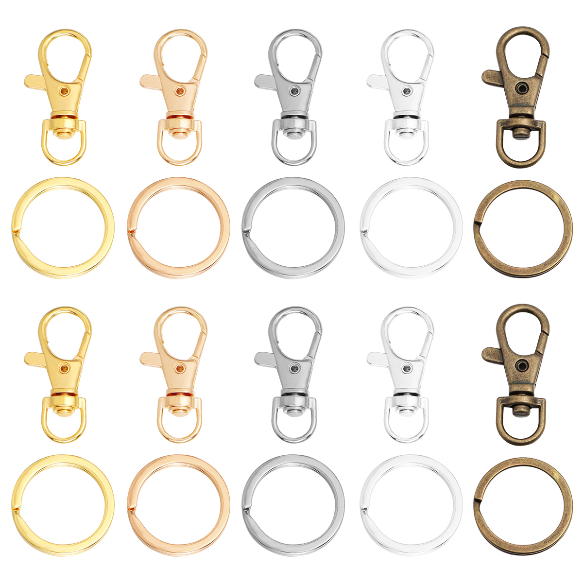 10Sets Alloy Swivel Lobster Cl - Fishing Swivel Connector recension och pris