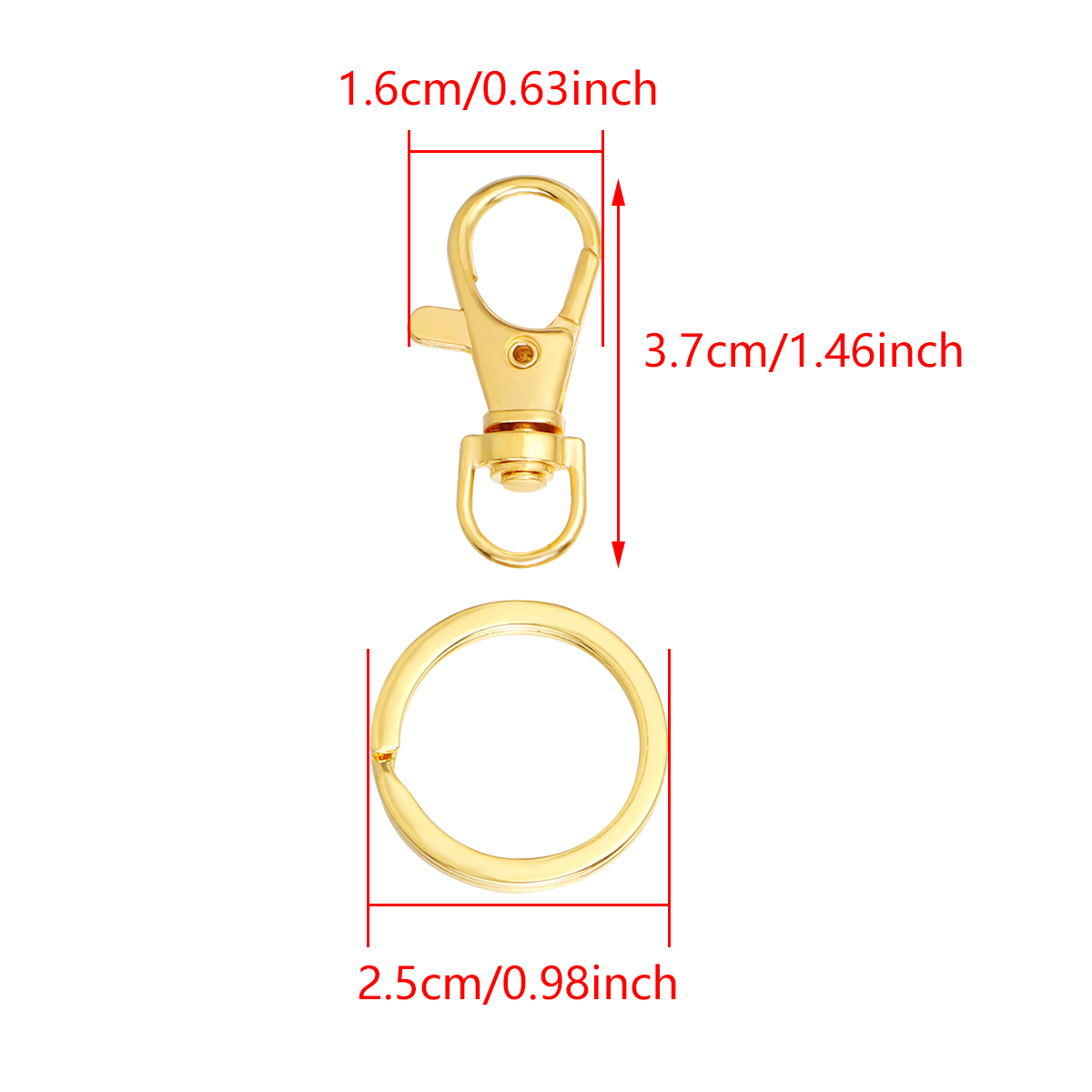 10Sets Alloy Swivel Lobster Cl - Fishing Swivel Connector recension och pris